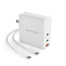 Targus HyperJuice 1m Silicone USB-C to USB-C 240W Charging Cable - White.
