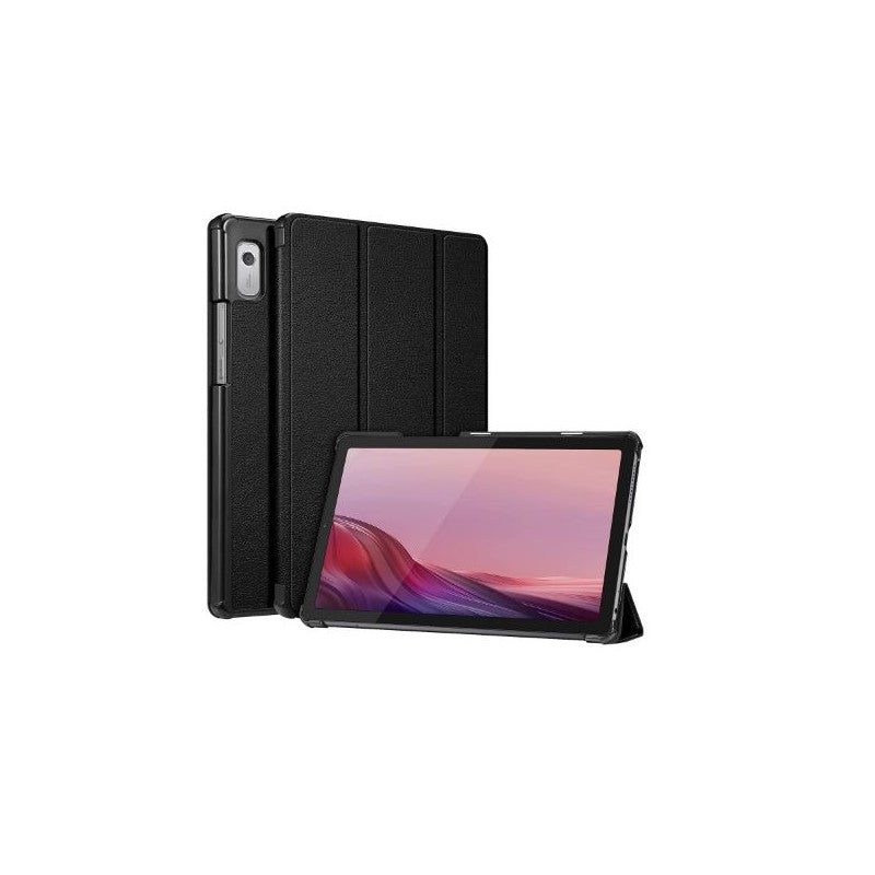 Tuff-Luv Slim Smart Case & Stand for Lenovo Tab 4 7.0 Fits Model 7304F - Black