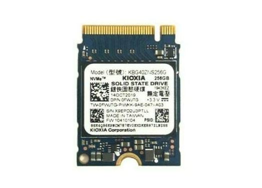 256GB Kioxia (Toshiba) NVMe, PCIe3.0x4, M.2 2230 Solid State Drive SSD