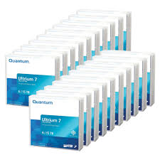 Quantum Ultrium LTO-7 6TB / 15TB Data Cartridge Tapes (20 LTO-7 per box, pre-labled - to be sold per box only)