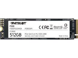 512GB PATRIOT P300, M.2 (2280), NVME PCIe Gen3, SSD