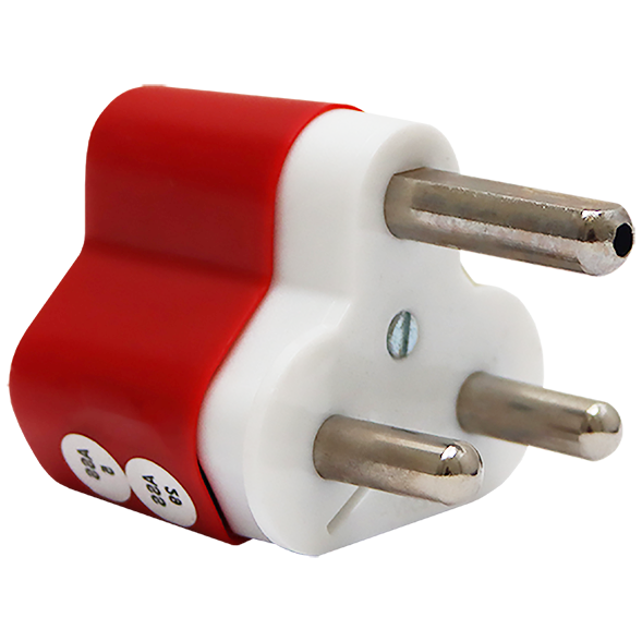 Red Power Surge Protector Plug - Dedicated