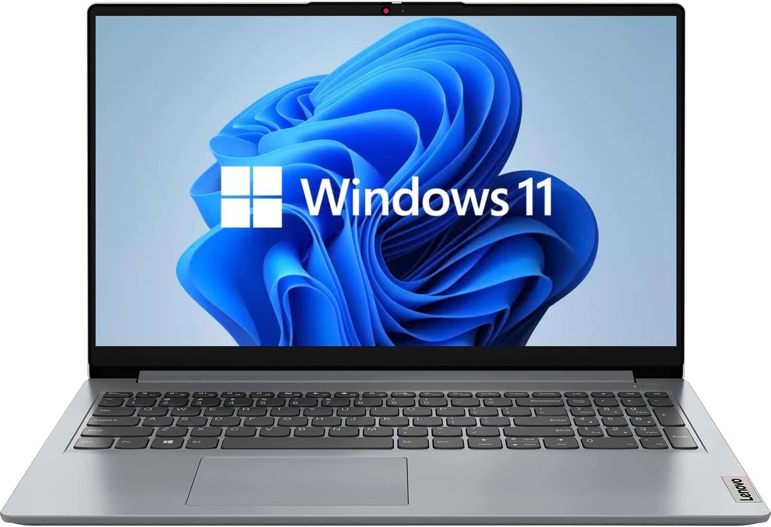Lenovo IdeaPad IP1 15AMN7 / 15.6 / HD / Grey / Ryzen3 7320U / 4GB LPDDR5-5500 Soldered / 256GB SSD M.2 2242 / Win11 Home / 1YRCI