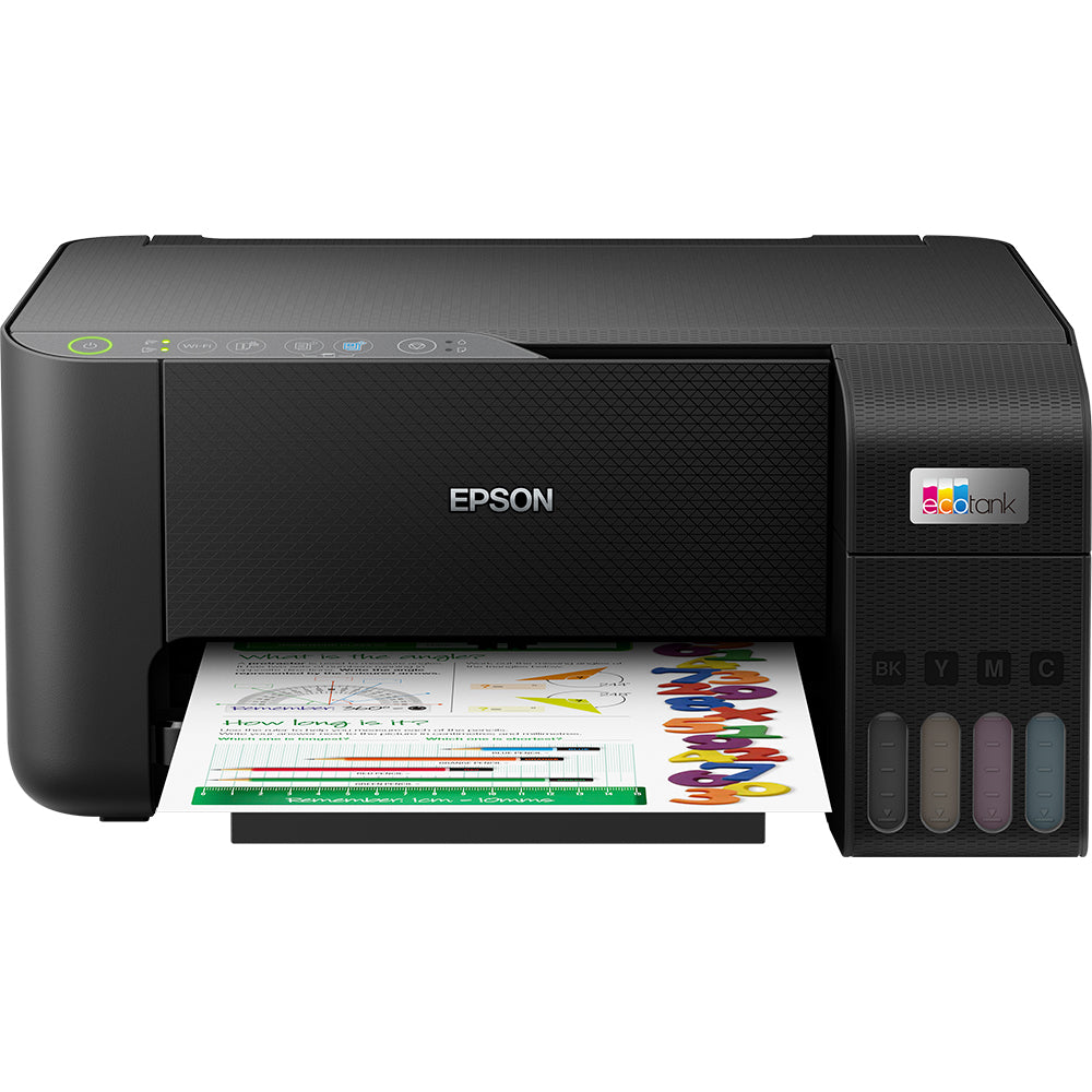 Epson 33ppm Mono 15ppm Colour A4 Print Scan Copy USB incl 1 set of ink (2 x Black)