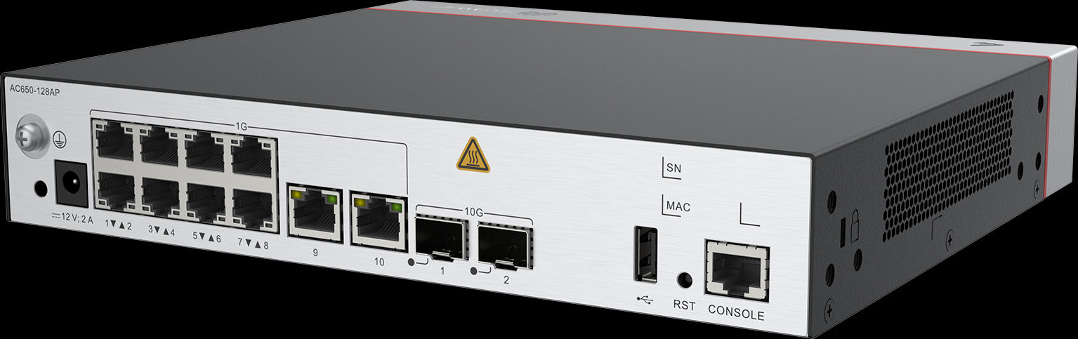 AC650-128AP 10*GE ports 2*10GE SFP+ ports manage up to 128 AP's