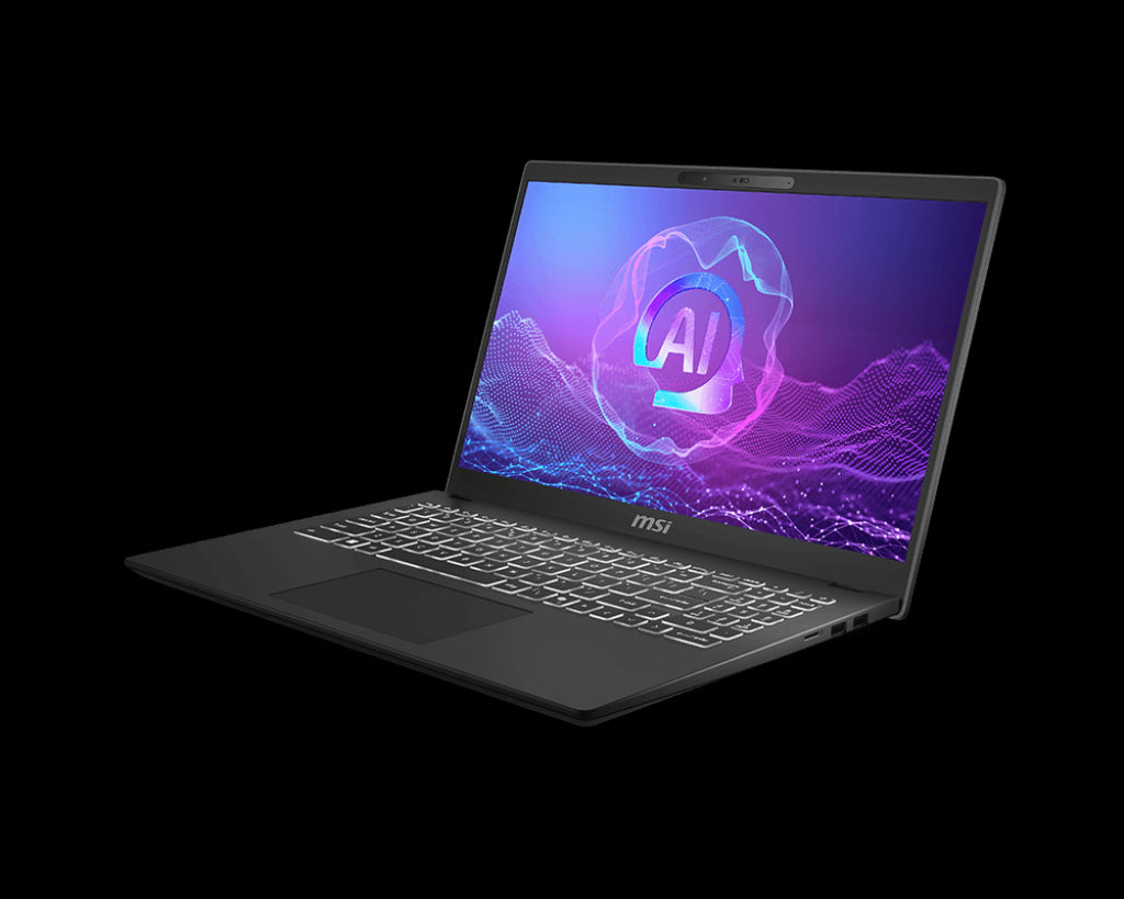 MODERN 15 H AI C2HMG-253ZA / INTEL CORE ULTRA 9 285H / DDR5 16GB 3200MHz (2x 8GB) / 1TB NVME PCIE SSD / INTEL ARC GRAPHICS / 15.6" FHD (1920*1080) 60Hz / WINDOWS 11 HOME/ NO BAG INCLUDED / CLASSIC BLACK / 1 YEAR WARRANTY