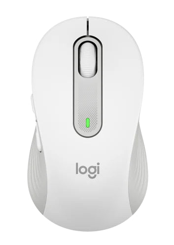Logitech M650 - Signature Wireless Mouse - Off-White - Bluetooth