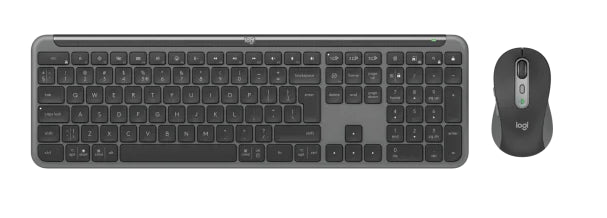 Logitech MK950 - Wireless Keyboard and Mouse - Graphite - Bluetooth