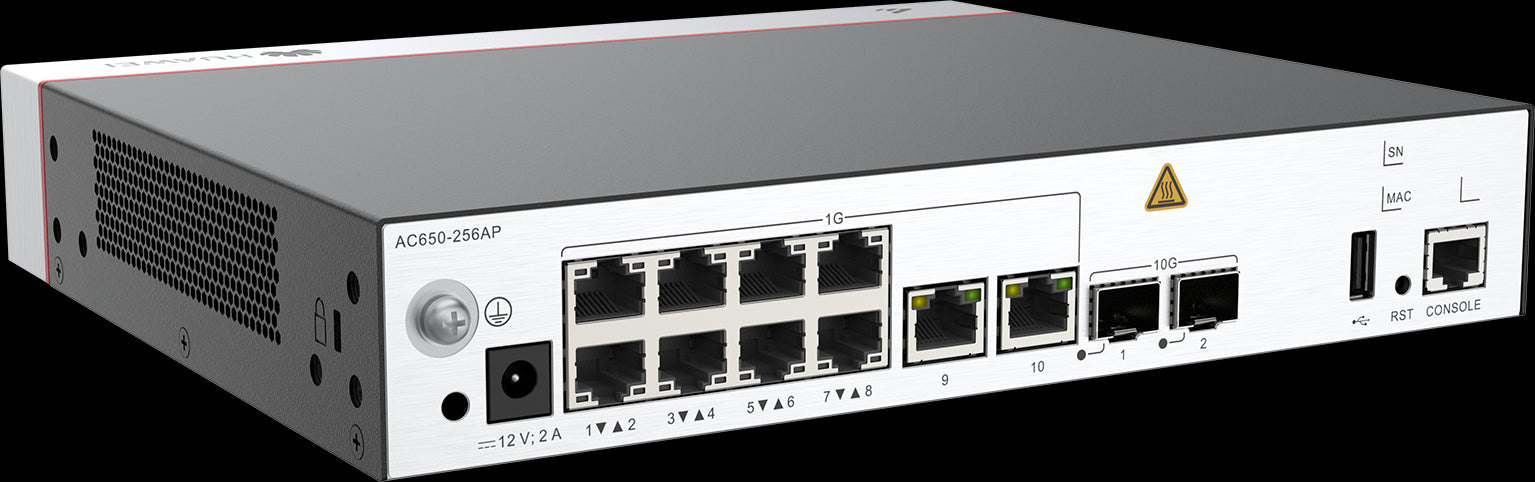 AC650-256AP 10*GE ports 2*10GE SFP+ ports manage up to 256 AP's