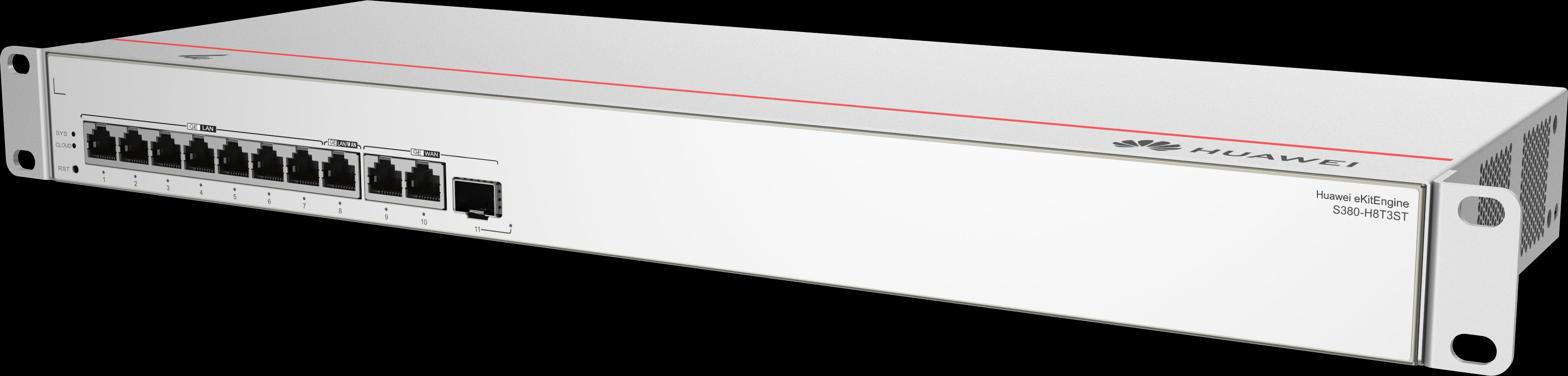 S380 H8T3ST 2*GE WAN 1*GE(SFP) WAN 8*GE LAN up to 500 users forwarding performance 2Gbps