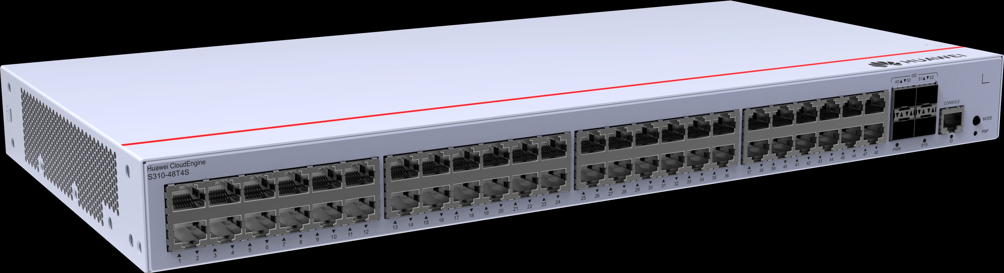 S310-48T4S (48*10/100/1000BASE-T ports 4*GE SFP ports AC power)