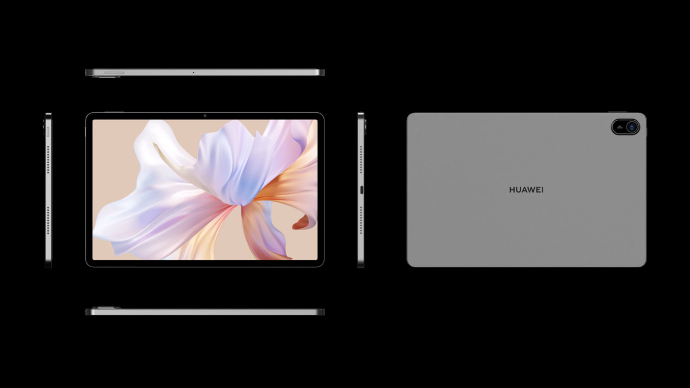 TFT LCD (IPS)/ Processor: HiSilicon Kirin 710A Operating system: HarmonyOS 2.0 Storage: 4GB RAM + 128GB ROM LTE+Wi-Fi Colors: Nebula Gray 60Hz / 7700 mAh Battery