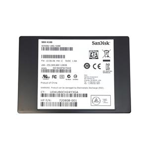 128GB SanDisk X100 | SATA III 6 G bps | 2.5" | Read: Up to 535 Mbs, Write: Up to 455 Mbs | SSD