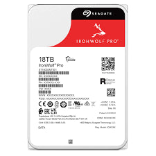 18TB Seagate IronWolf Pro, 3.5", 7200RPM, SATA III 6Gbps, 256MB, Internal NAS HDD
