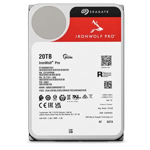 20TB Seagate IronWolf Pro | 3.5" | 7200RPM | SATA 6Gbs | 256MB Cache | Internal Hard Drive - ST20000NT001