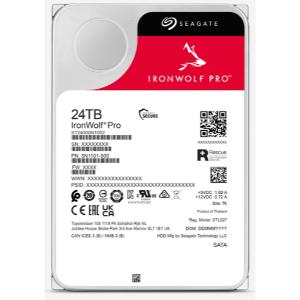 24TB Seagate IronWolf Pro, 3.5", 7200RPM, SATA III 6Gbps, 512MB, Internal NAS HDD