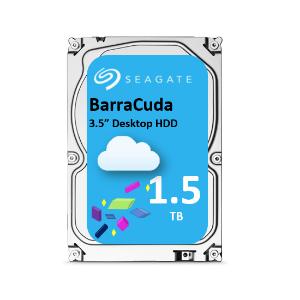 1.5TB Seagate Barracuda, SATA, 3GB/s, 3.5”, 5900RPM, 32MB Cache, Desktop HDD