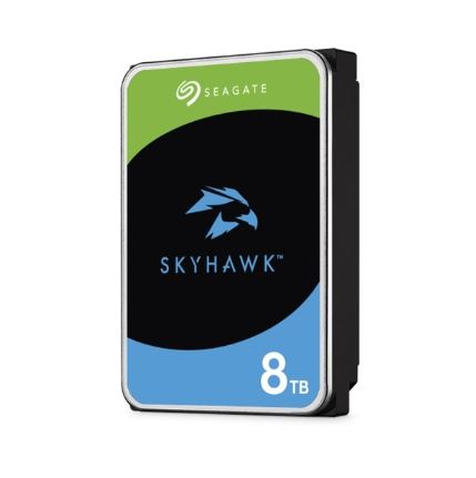 8TB Seagate SkyHawk, 3.5" SATA 6Gbs, 7200 RPM, 256MB Cache, Surveillance Hard Disk Drive