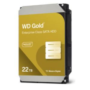 22TB WD Gold, 3.5", 7200RPM, SATA, 512MB Cache, Enterprise HDD