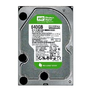 640GB WD Green, SATA, 3GB/s, 3.5”, 7200RPM, 64MB Cache, Desktop HDD