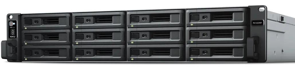 Synology RX1223RP, HDD/SSD enclosure, 2.5/3.5", Serial ATA, Hot-swap, Black