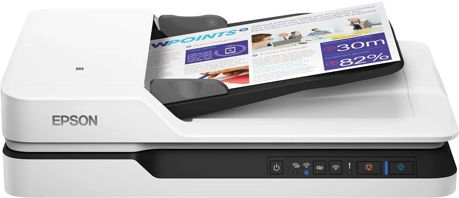 Epson WorkForce DS-1660W WiFi Flatbed Scanner