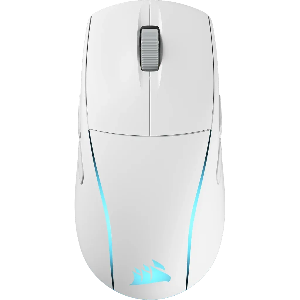Corsair M75 Wireless Lightweight RGB Gaming Mouse;Slip[stream + Bluetooth; White.