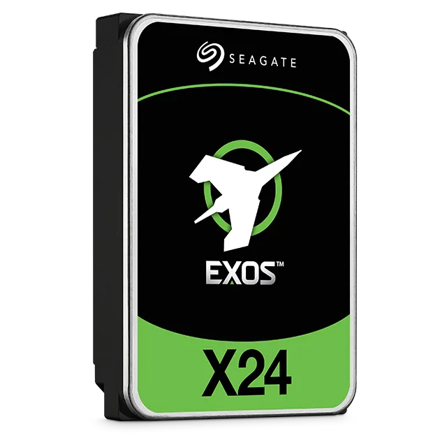 Seagate Exos X24 ST16000NM002H 16TB HDD; 3.5''; 6GB/s SATA SED Model Fast Format 4Kn/512e; RPM 7200; 5 Year Limited Warranty