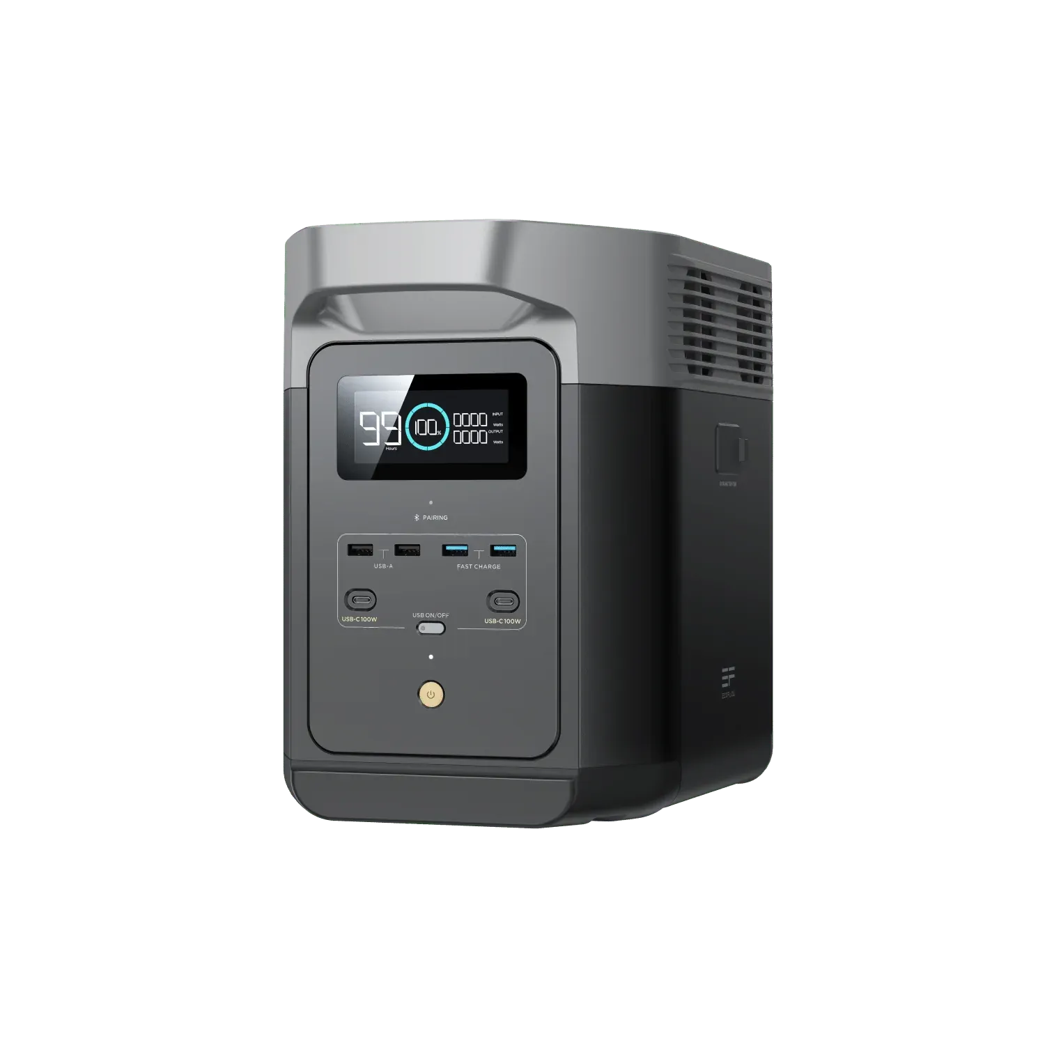 ECOFLOW Delta 2 Max Lithium (LiFePo) Portable Power Station - 2400W Output; 2048Wh LFP Battery; 1000W Solar - SA socket.