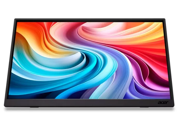 Acer Portable Monitor 15.6'' (non-touch) | IPS | 16:9 | 6ms(GTG) 250nits | 3.5mm Audio out | HDR10 | AdaptiveSync | MPRII Black
