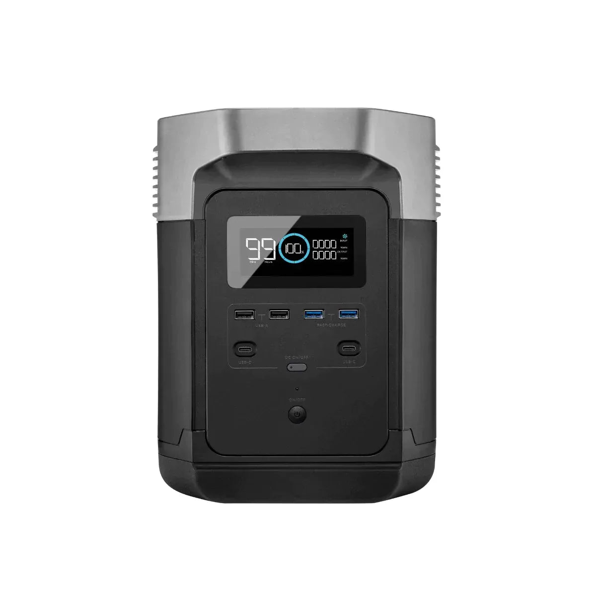 ECOFLOW Delta 1300 Lithium Portable Power Station - 1800W Output; 1260Wh Battery; 400W Solar - International socket.