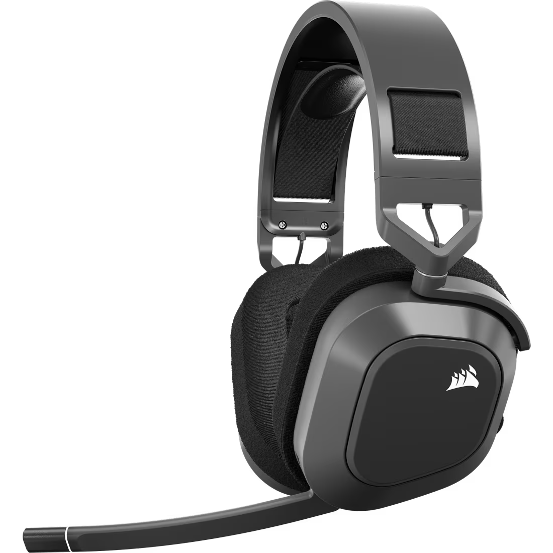 HS80 MAX WIRELESS Premium Carbon Headset; Spatial Audio; 50mm Audio Drivers; Omni-directional Microphone - PC/ Mac/ PlayStation