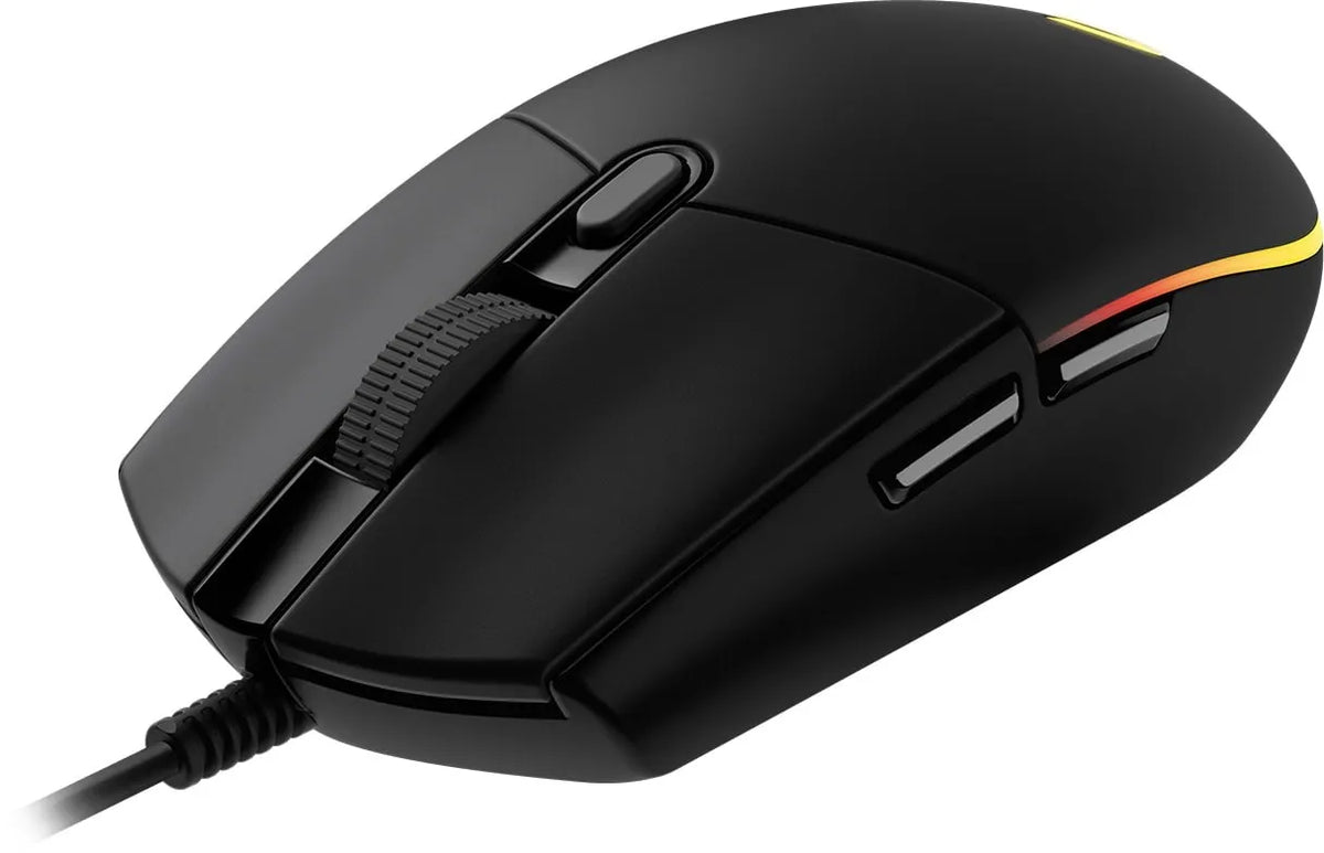 Logitech Gaming G102 LightSync Mouse 200DPI to 6000DPI adjustable optical sensor;black