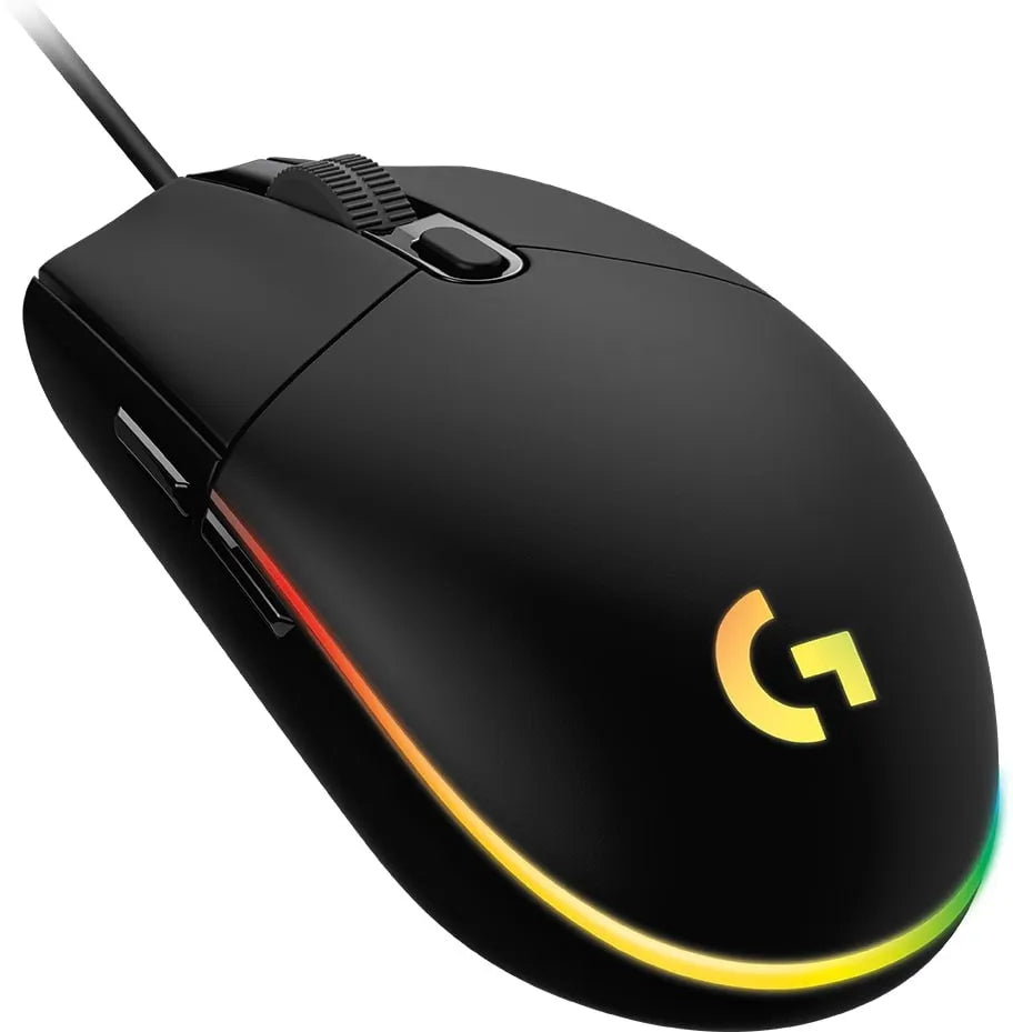 Logitech Gaming G102 LightSync Mouse 200DPI to 6000DPI adjustable optical sensor;black