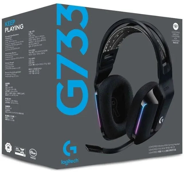 G733 LIGHTSPEED WIRELESS HEADSET BLK