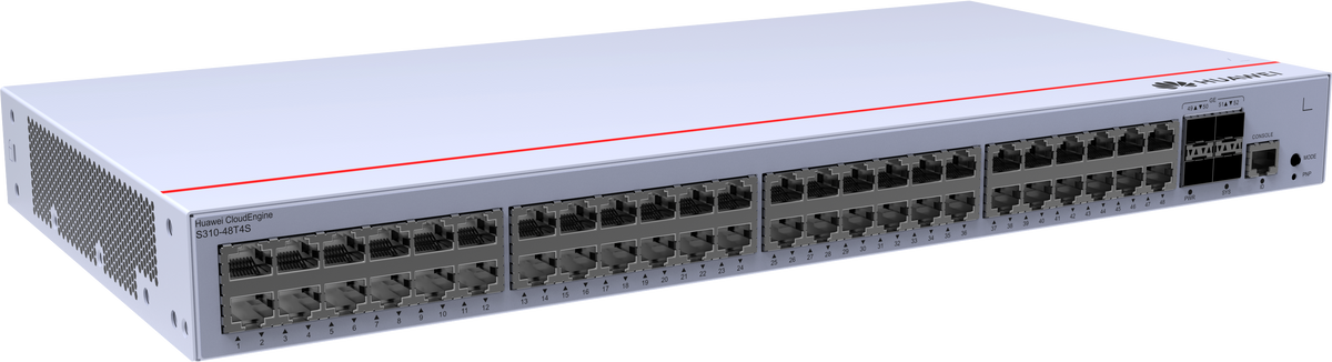 S310-48T4S (48*10/100/1000BASE-T ports 4*GE SFP ports AC power)
