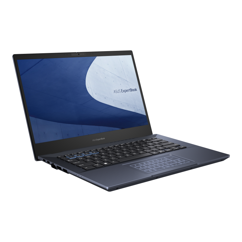 ASUS EXPERTBOOK B5 / 14.0-inch FHD (1920 x 1080) 16:9 (1W) /Intel® Core™ i5-1340P processor 1.9 GHz (12M Cache up to 4.6 GHz 12 cores) / 8G DDR5 on board (upgradeable) / 512GB M.2 NVMe™ PCIe® 4.0 SSD / Windows 11 Pro / Star Black / 3Y ON-SITE NBD