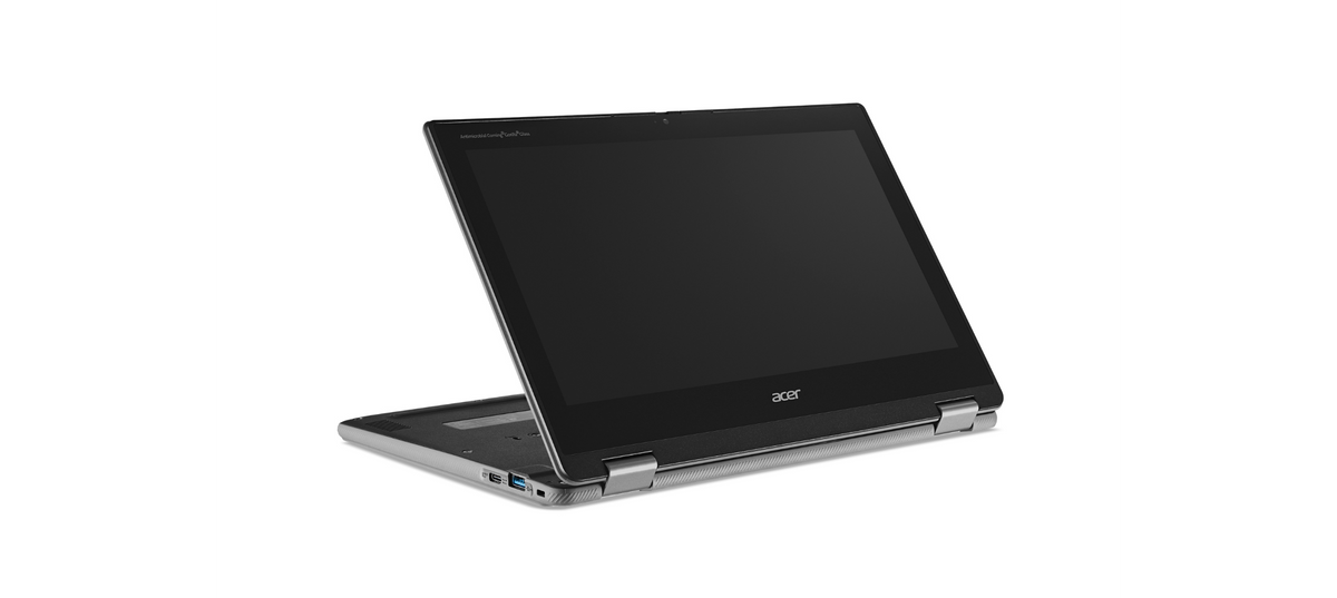Acer Chromebook Spin 311 Acer 11.6" HD IPS touch MediaTek Kompanio 540 4 GB LPDDR5X eMMC 32GB WIFI6E+BT WIFI 6E 2x2 AX+BT FHD Camera + 5M Camera Non-Garageble Active Stylus 45Wh Li-ion battery 65W TypeC adapter Chrome OS 3 Years Carry in (R725T-TCO-80ZA)