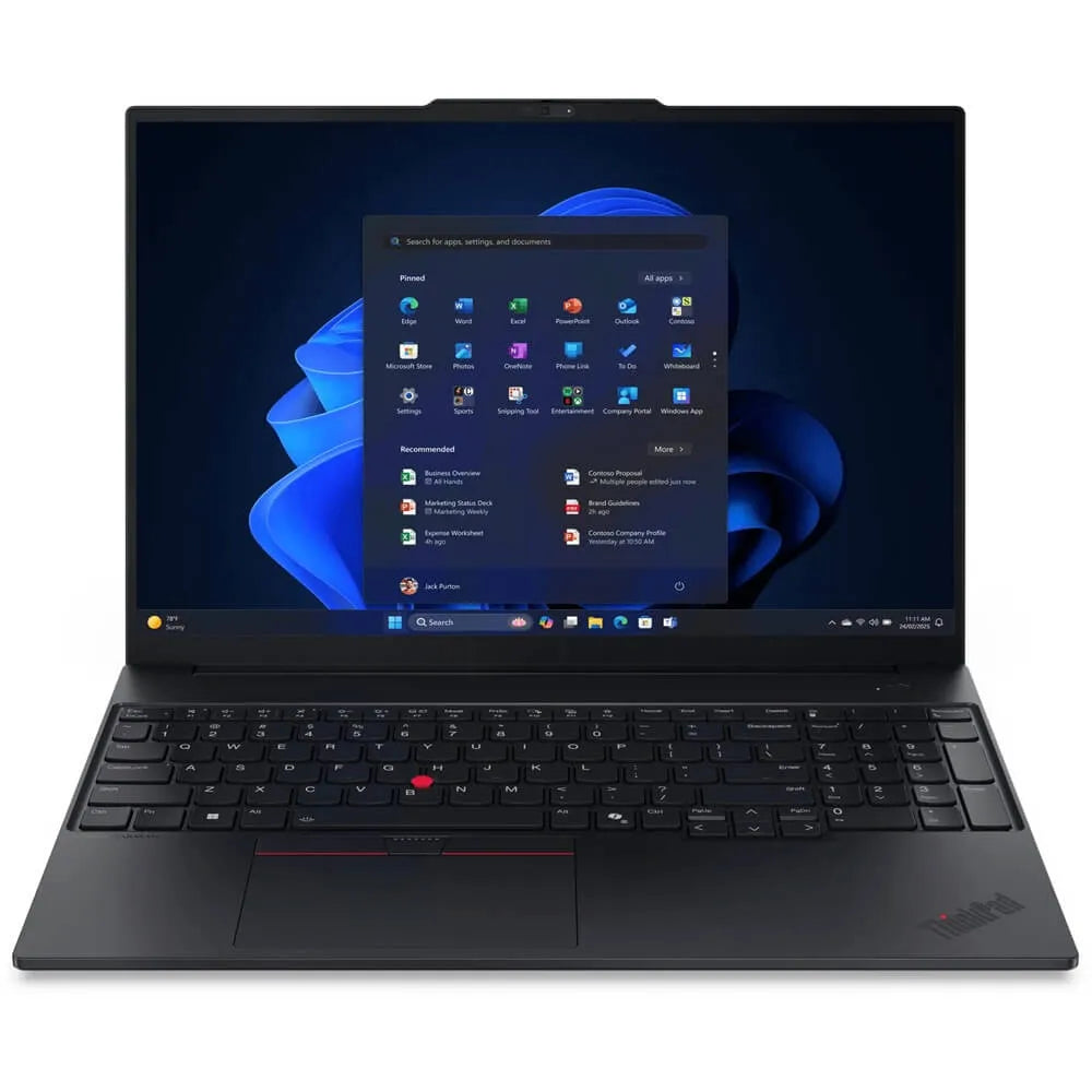LENOVO ThinkPad E16 Gen 3 |Ultra 7-255H|BLACK|16'' WUXGA|16GB DDR5|1TB PCIe SSD|3yr OSS|WIN11 Pro