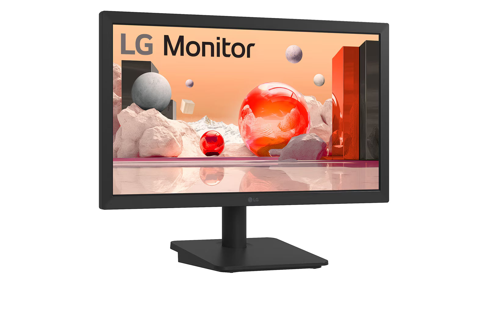 LG Essential 20'' WSXGA TN Monitor 75Hz; 1600x900 TN; Super Resolution+; 1x D-Sub/VGA; 1x HDMI port; Tilt Functionality