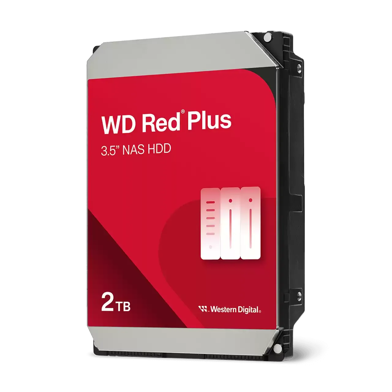 Western Digital WD Red Plus WD20EFPX 2 TB Hard Drive - 3.5'' Internal - SATA (SATA/600)