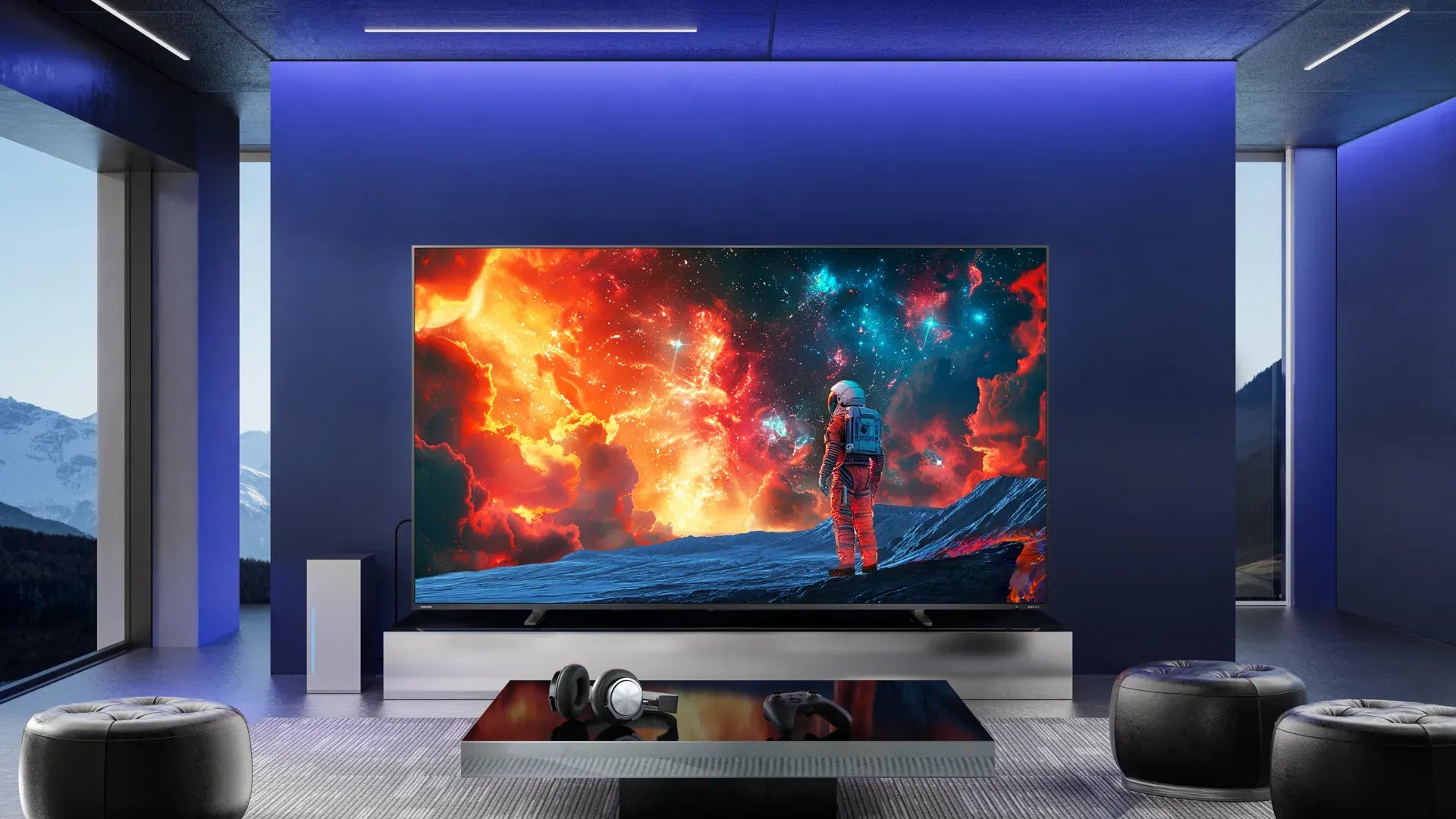 Toshiba 100Z670NN 100''; Resolution : 3840 x 2160; HDMI x 3; USB x 2; Dolby Vision and Atmos; Quantum Dot Technology; AI 4K Upsc