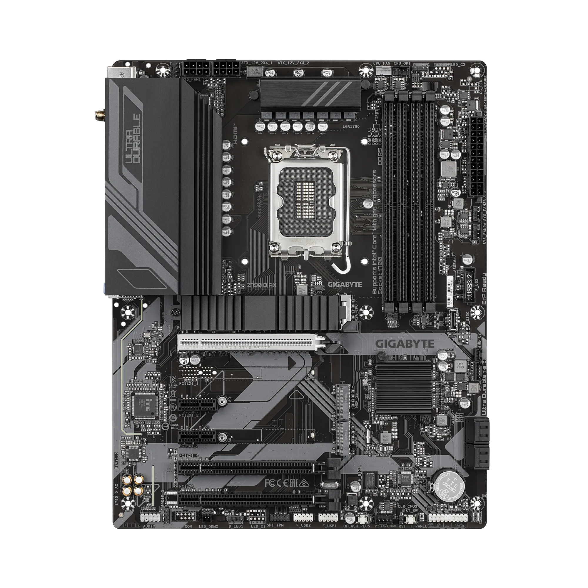 GIGABYTE Intel® Z790 Chipset for LGA 1700; 4x DDR5; 3x M2 G4; HDMI/DP; ATX