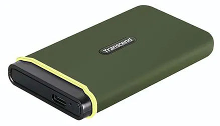 Transcend ESD380C, 500 GB, USB Type-C, USB 3.2 Gen 2x2, 20 Gbit/s, Password protection, Green