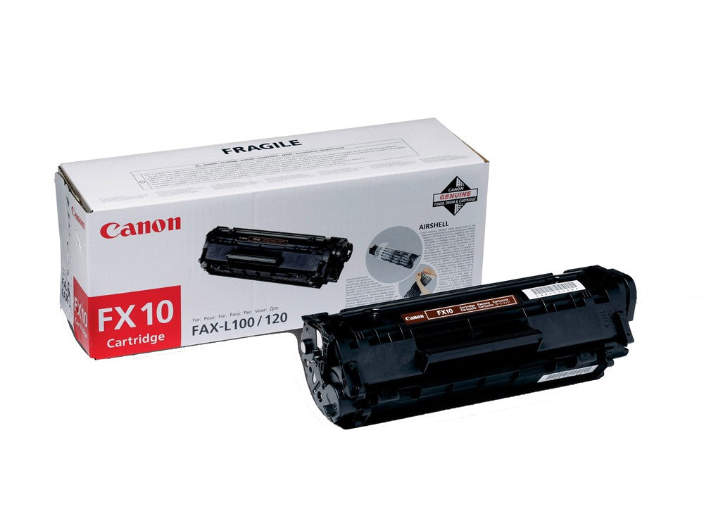 Canon-Toner-FX10 - BK-Fax L100 / L120 / L140 / L160 / MF4010 /MF4018 / MF4120 / MF4140/ MF4150 /MF4270 / MF4320d / MF4330d / MF4340d / MF4350d / MF4370dn / MF4380dn / MF4660PL / MF4690PL  - Yield 2 000