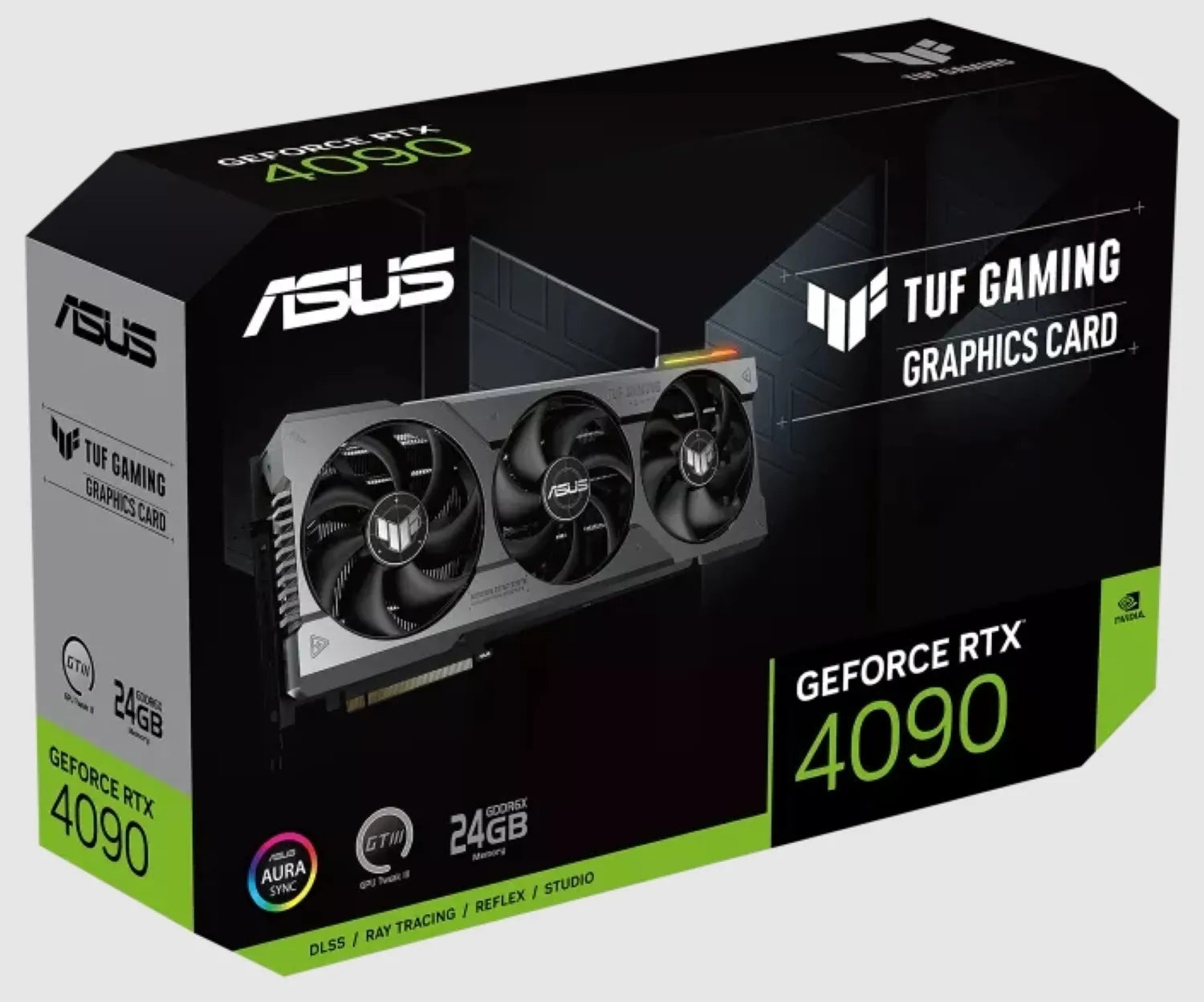 ASUS TUF Gaming TUF-RTX4090-24G-GAMING, GeForce RTX 4090, 24 GB, GDDR6X, 384 bit, 7680 x 4320 pixels, PCI Express 4.0