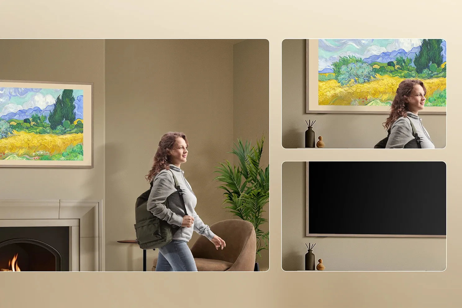 Hisense 65S7N, 163.8 cm (64.5"), 3840 x 2160 pixels, QLED, Smart TV, Wi-Fi, Gold