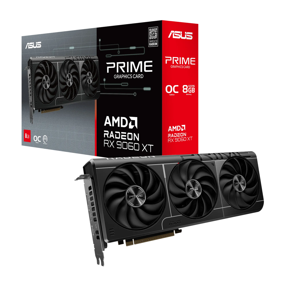 ASUS Graphics Card/AMD/PCIe5/8GB GDDR6/OC mode:up to 3330 MHz (Boost Clock)/Default mode:up to 3310 MHz(Boost)1xHDMI/2xDP/550W