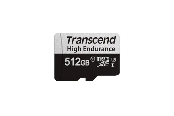 Transcend USD350V, 512 GB, MicroSDXC, Class 10, UHS-I, 95 MB/s, 45 MB/s