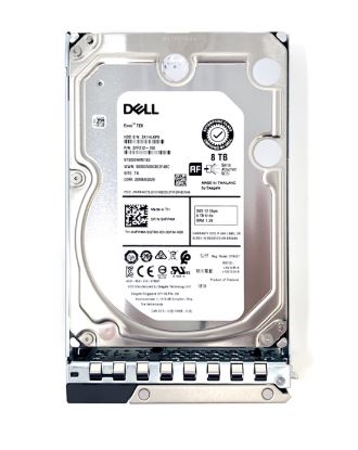 8TB Dell Enterprise Series, (ST8000NM0185), 3.5" LFF, Dual Port SAS-12Gbps, 7.2K RPM 512e Internal HDD (w/ Dell Caddy)